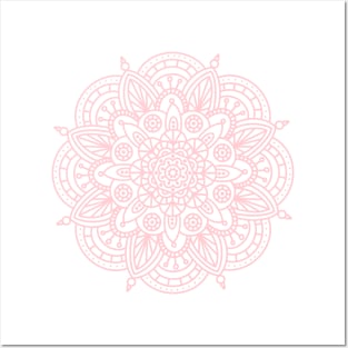 Mandala | Blush No. 1 Posters and Art